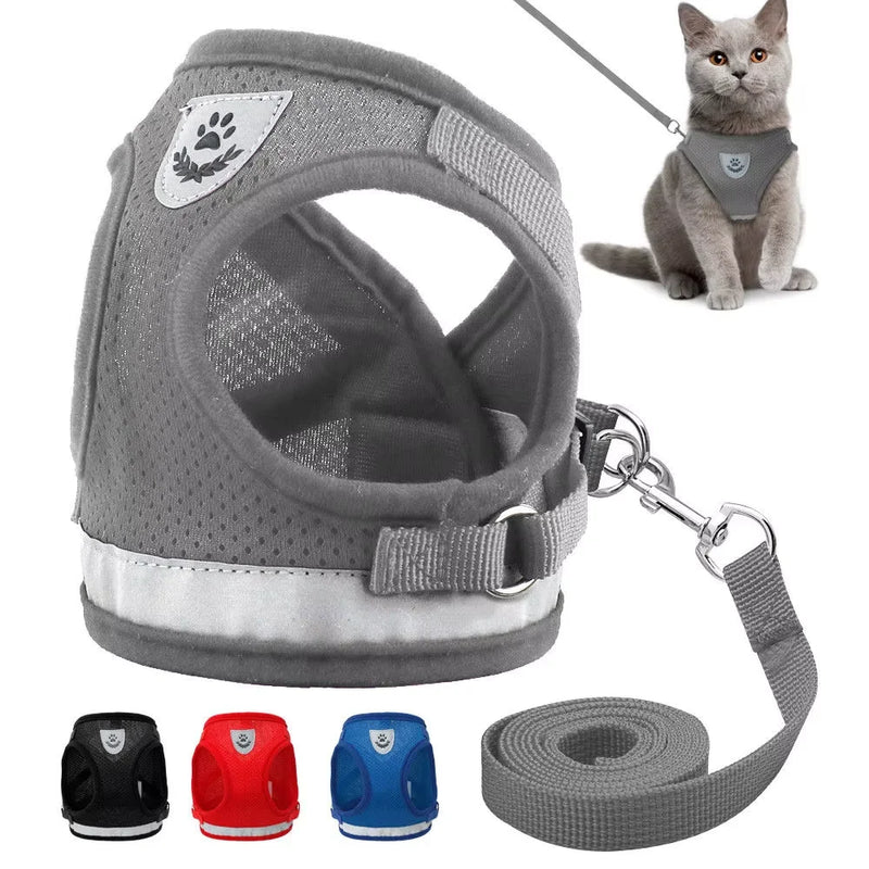 Comfortable and adjustable guide collars for pet dog harness.