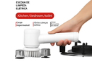 5-in-1 Electric Cleaning Brush, Cordless Cleaner for Kitchen and Bathroom.