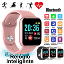 Smart watch, wristwatch connected via Bluetooth.