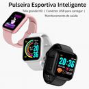 Smart watch, wristwatch connected via Bluetooth.