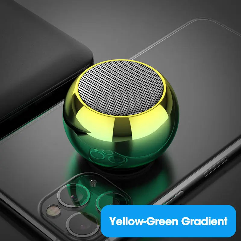 Alto-falante Bluetooth sem fio portátil pequeno de metal