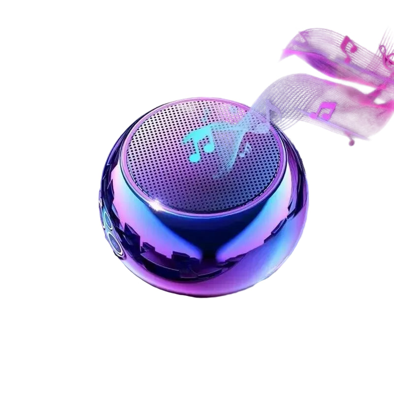 Alto-falante Bluetooth sem fio portátil pequeno de metal