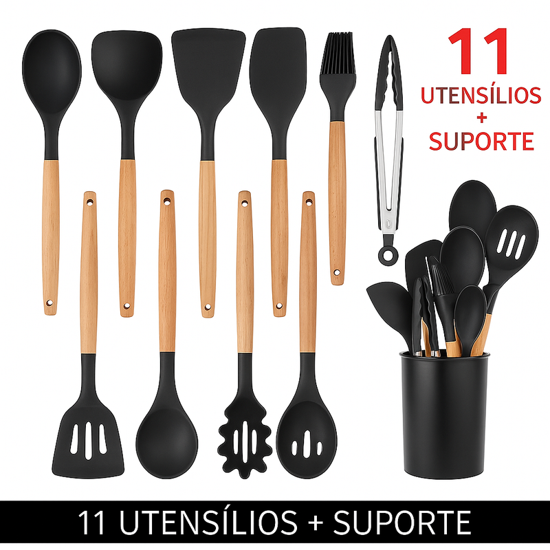 Kitchen KIT Set with 12 pieces Culinary Utensil Set.