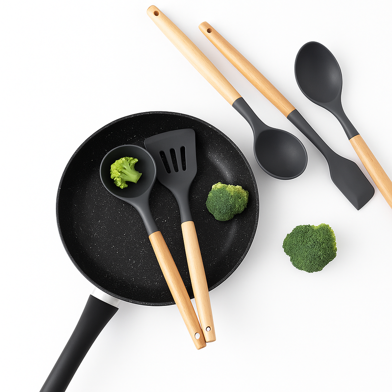 Kitchen KIT Set with 12 pieces Culinary Utensil Set.