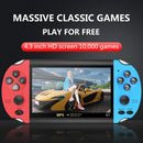 X7 4.3" Handheld Game Console with 10,000 Games